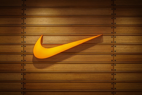 Nike branding swoosh