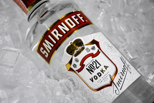 Drink Smirnoff Vodka brand