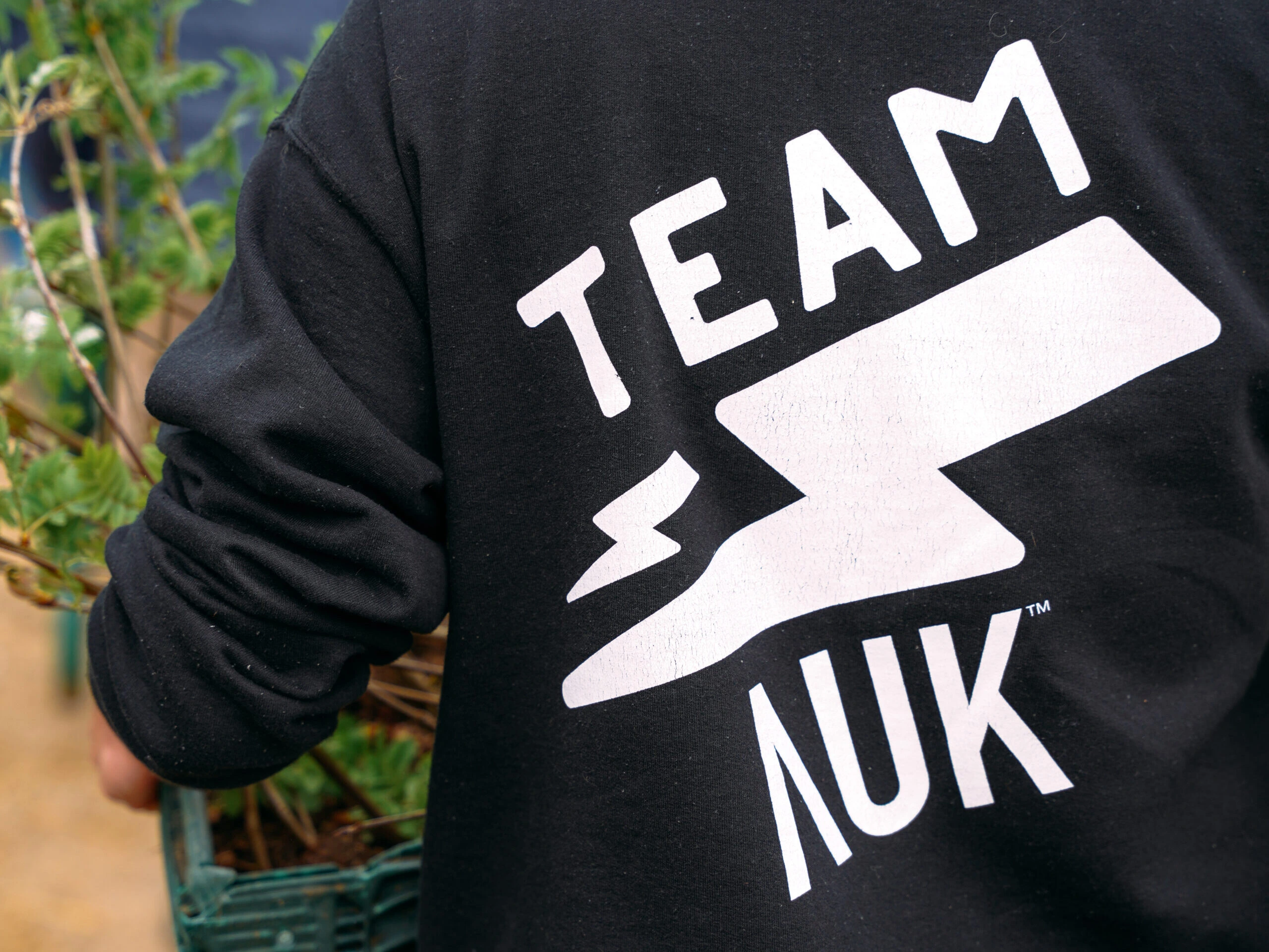 Image of AgencyUK jumper with text Team AUK