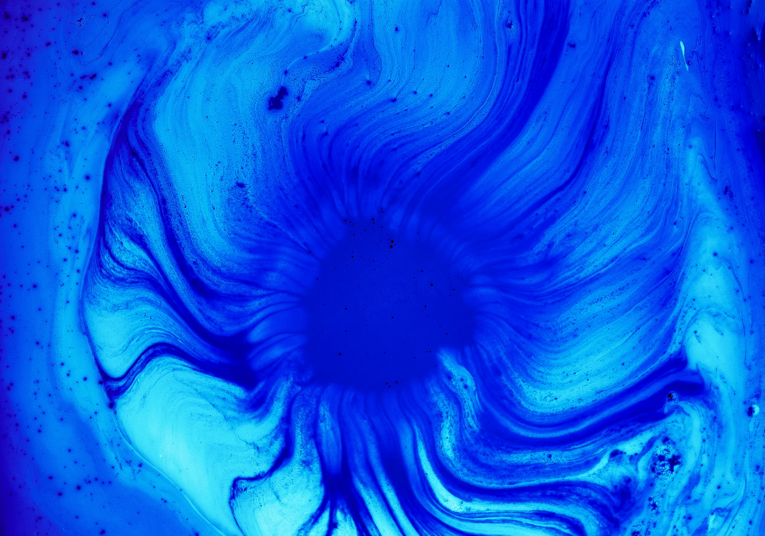 Abstract blue fluid texture